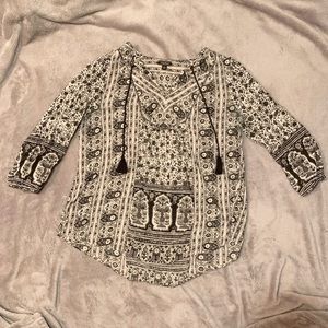 Lucky Brand Boho Blouse
